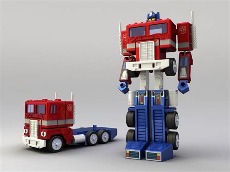 Optimus Prime - G1 toy free 3D Model .stp - CGTrader.com