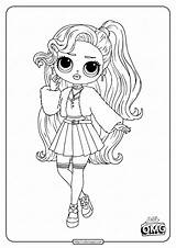 LOL Surprise OMG Pink Baby Coloring Page  Home sketch template
