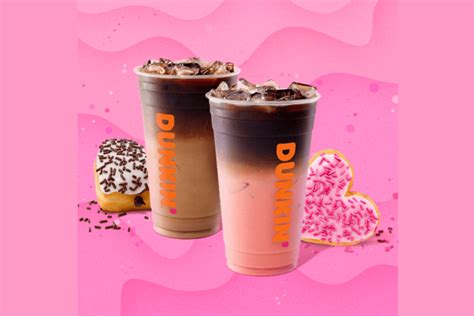 Dunkin' Has Pink Velvet Drinks & Heart-Shaped Donuts for Valentine's Day