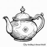Teapot Coloring Pages  Free & Printable sketch template