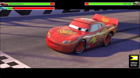 Cars Final race with healthbars - YouTube