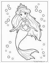 Dive Into A World Of Color With Mermaid Coloring Pages sketch template