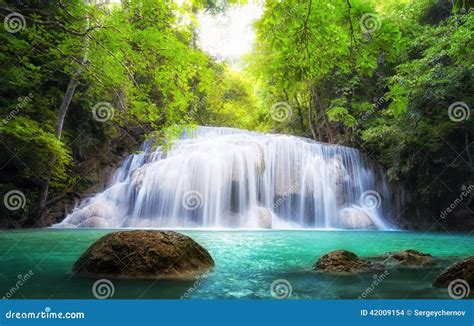 Tropical Waterfall in Thailand, Nature Photography Stock Photo - Image ...