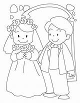 Bride And groom coloring Pages  Download Free sketch template