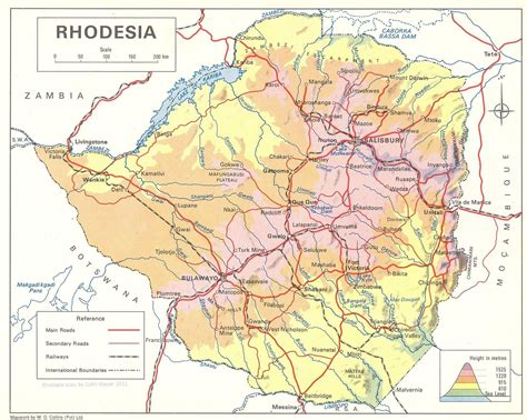 Rhodesian Maps Archive of Rhodesia | Zimbabwe history, Map, Family tree ...