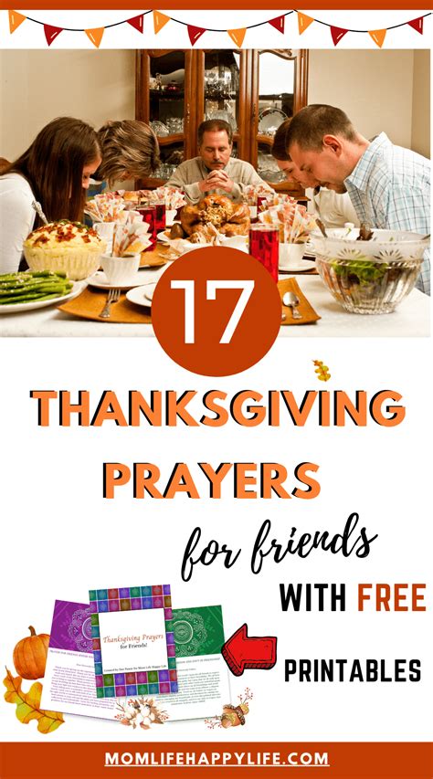 17 Thanksgiving Prayers for Friends