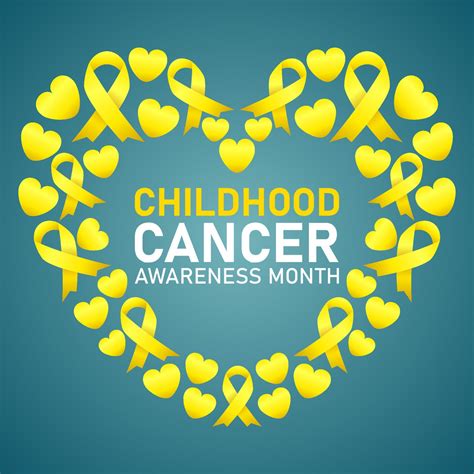 Childhood cancer awareness month background 9360642 Vector Art at Vecteezy