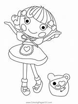 Rosy Bumps N Bruises Lalaloopsy Coloring Page For Kids  Free sketch template