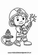Firefighter Coloring Pages  sketch template