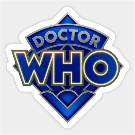 Doctor Who 2023 Logo - Doctor Who - Sticker | TeePublic