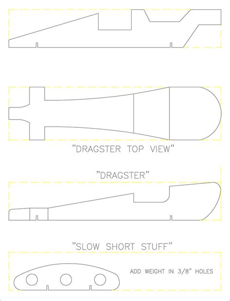 Pinewood Derby Printable Templates - Printable Templates