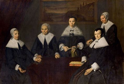 Frans Hals Regentesses of the Old Men’s Alms House, Haarlem. Date 1664 oil on canvas Height: 170 ...