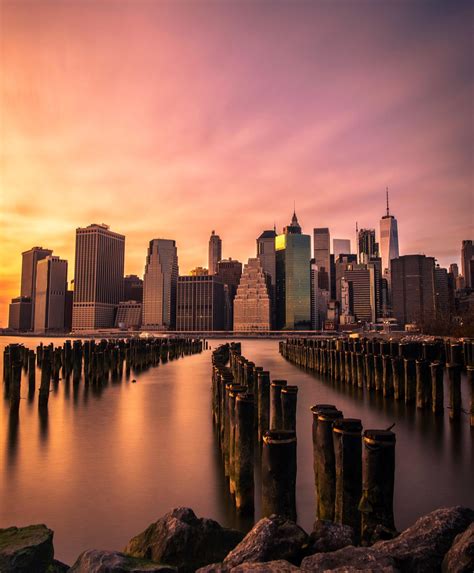 Interesting Photo of the Day: Manhattan Skyline at Sunset