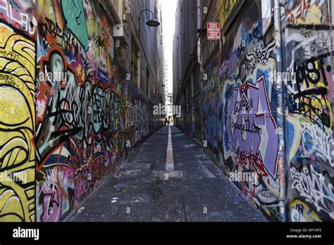 Melbourne Laneways and Street Art Stock Photo - Alamy