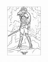 Wonder Woman Coloring Pages – Printable FREE sketch template