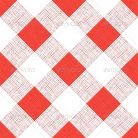 Vector Seamless Picnic Tablecloth Pattern Vector Design, Vector Art ...