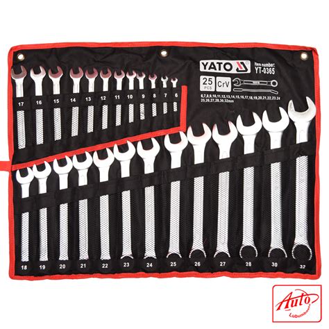 COMBINATION SPANNER SET 25PCS 6-32MM – YATO – Auto Lubumbashi