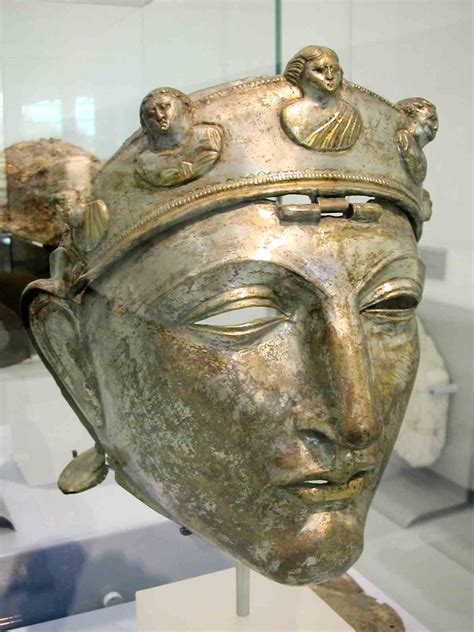 Decorated Roman equestrian helmet from Nijmegan, Netherlands 1st ...