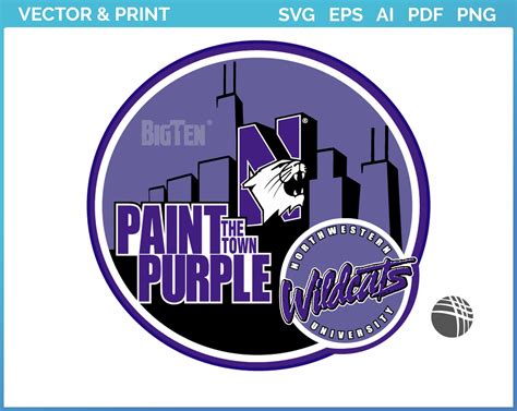 Northwestern Wildcats - Misc Logo (2001) - College Sports Vector SVG ...