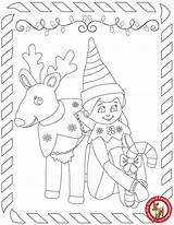 Free Elf Coloring Pages sketch template