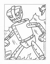 Printable Robot Coloring Pages  For Kids – Tims Printables sketch template