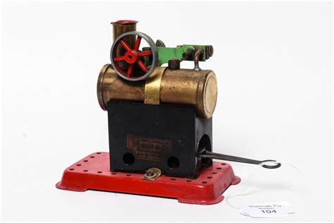 Mamod Steam Engine on Red Base - Steam and Scratch Built Models - Toys & Models