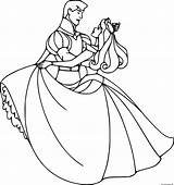 Aurora Dancing With Prince Phillip Coloring Page Printable sketch template