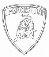 Lamborghini Car Logo coloring Page  Download Print Or Color Online sketch template