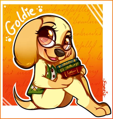 Animal Crossing - Goldie by TheSoleil on DeviantArt