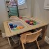 Sensory Table, Ikea Flisat, Ikea Trofast, Activity Table for Kids, Wooden Play Table, Water and ...