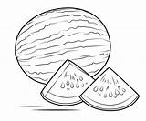 Watermelon coloring Page  Free Printable Coloring Pages sketch template