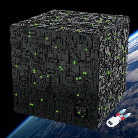 Star Trek fan creates amazing digital Lego Borg cube