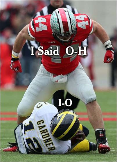 Ohio State Buckeye Fans Ha HaWhen I say O-H you say I-O … | Ohio state vs michigan, Ohio ...