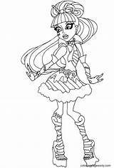 101 Monster High Coloring Pages  ColoringPagesOnlycom sketch template