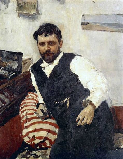 Portrait of Konstantin Korovin - Valentin Serov - WikiArt.org ...