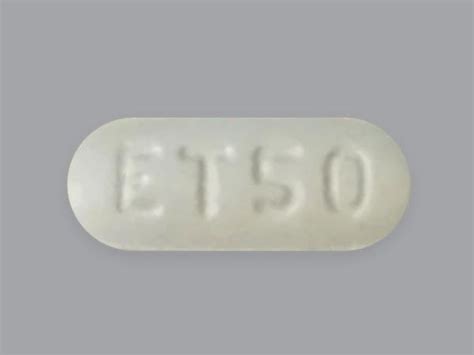 ET50 White Pill Images - Pill Identifier - Drugs.com