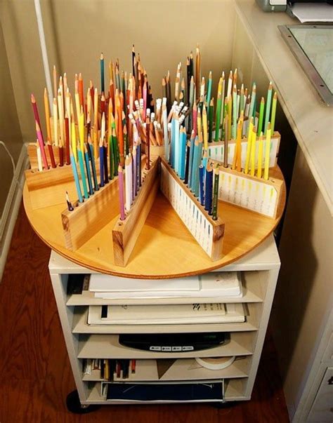 How to Organize Your Colored Pencil Collection | Art studio organization, Diy storage, Craft ...