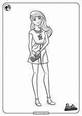 Printable Barbie Fashionistas Pdf Coloring Pages 05 Forest  sketch template