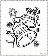Jingle Bell Coloring Page Printable Pages sketch template