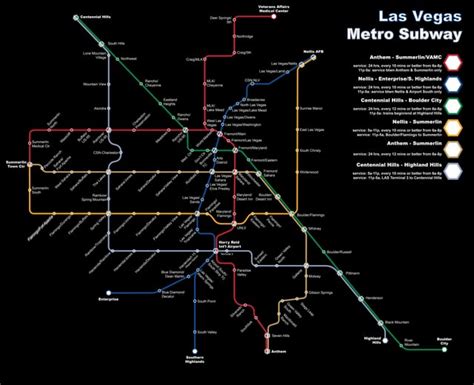 Las Vegas Metro Subway, a fantasy idea for heavy rail service in the LV ...