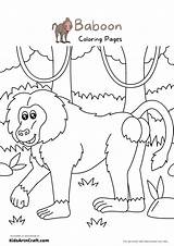 Baboon Coloring Pages For Kids – Free Printables  Art & Craft sketch template
