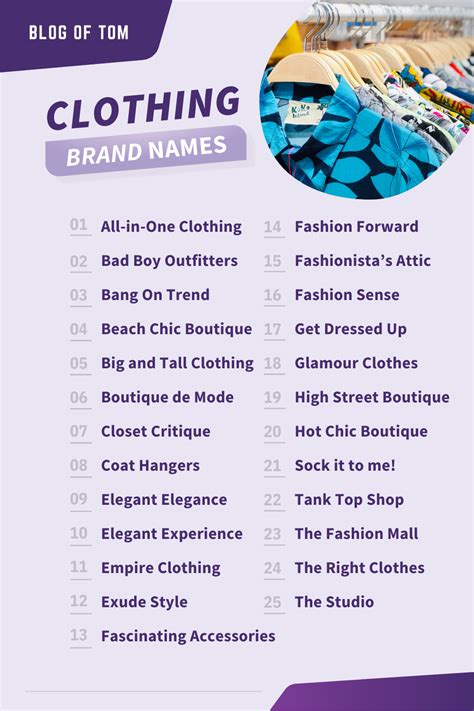 709+ Clothing Brand Names (The Best Ideas For 2022) | Shop name ideas ...