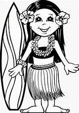 Birthday Printable  Luau Coloring Pages sketch template