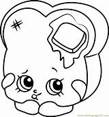 Toast Coloring Page Coloring Pages sketch template