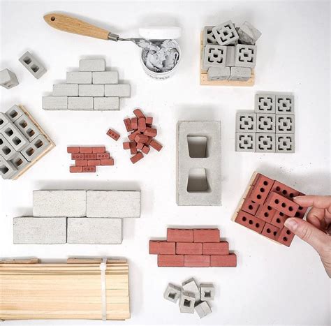 Construction Goes Small Scale with Mini Materials’s Tiny Building Supplies - Helen Arjmandi