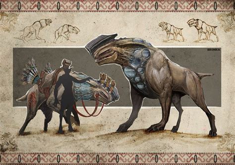 Alien desert planet creatures by Darius Kalinauskas | Sci-Fi | 2D | CGSociety Alien Concept Art ...