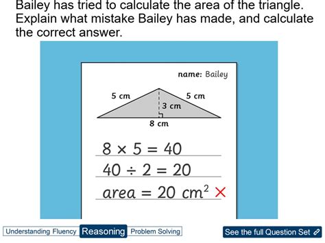 Year 6 Calculate the Area of Triangles | Teaching Resources