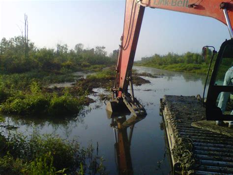 Right of Way Clearing - Marshland Equipment Rentals - Cameron Louisiana