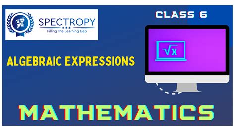 Elementary_6_Maths_ALGEBRAIC EXPRESSIONS from SPECTROPY | Web based ...