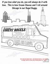 Coreys Bagels  NYC Bagel Deli Coloring Book ColoringBookcom sketch template